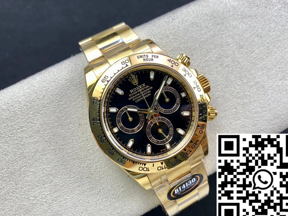 Dial Reliable Black M116508-0004 BT Rolex 1152 Daytona Factory 0812
